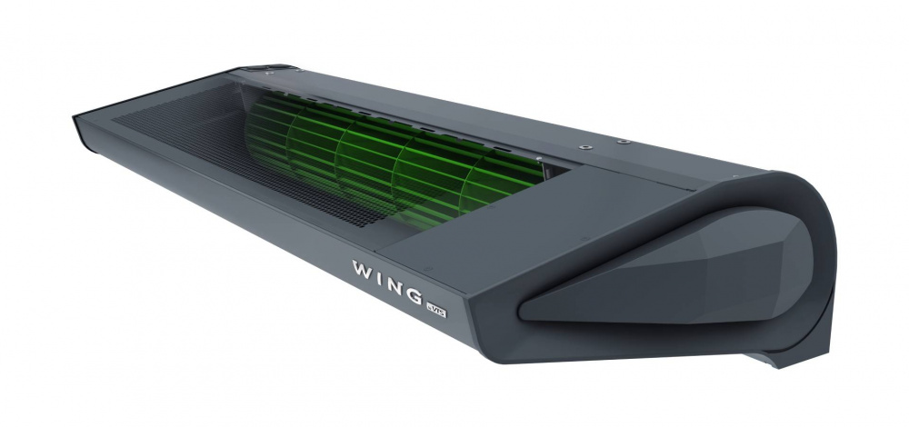 Тепловая электрическая завеса WING ll E100 ( АС двигатель) БЕЛЫЙ (PAL 9016) фото №3