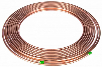 Медная труба 1/2 ASTM B280 (12,7x0.81) Sevojno, бухта 15м
