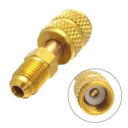 Адаптер FC-00B  (прямой,  штуцер  штуцер 5/16-R410A, R22) фото