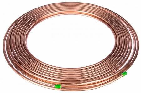 Медная труба 1/4 ASTM B280 (6.35x0.76) Sevojno, бухта 15м фото