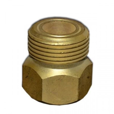 Переходник вентиль-редуктор (гайка 21,8 х штуцер 3/4) для маленьких баллонов фото