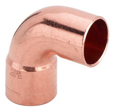 Медный угольник 90* 1 фото